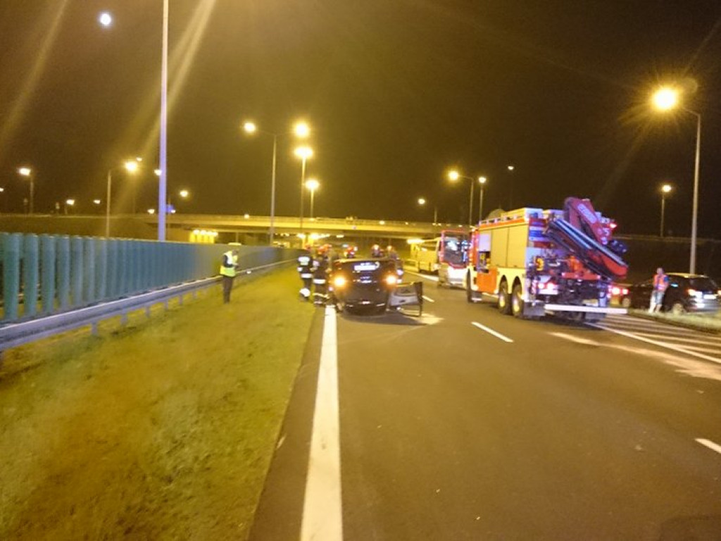 Wypadek na autostradzie A2