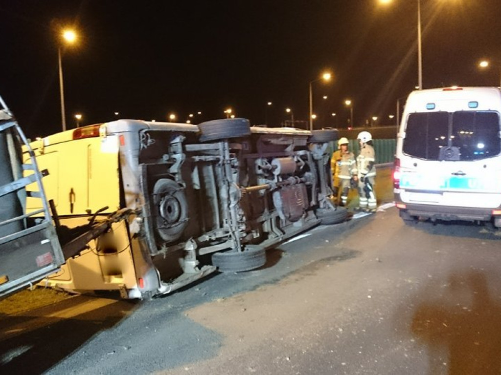 Wypadek na autostradzie A2