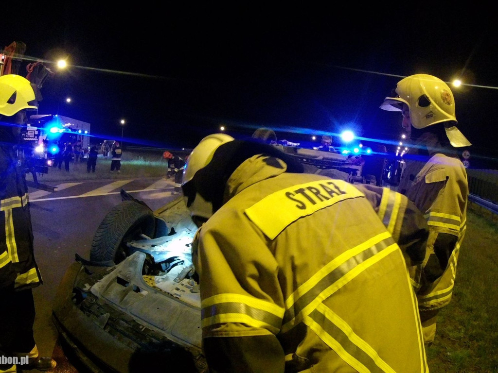 Wypadek na autostradzie A2