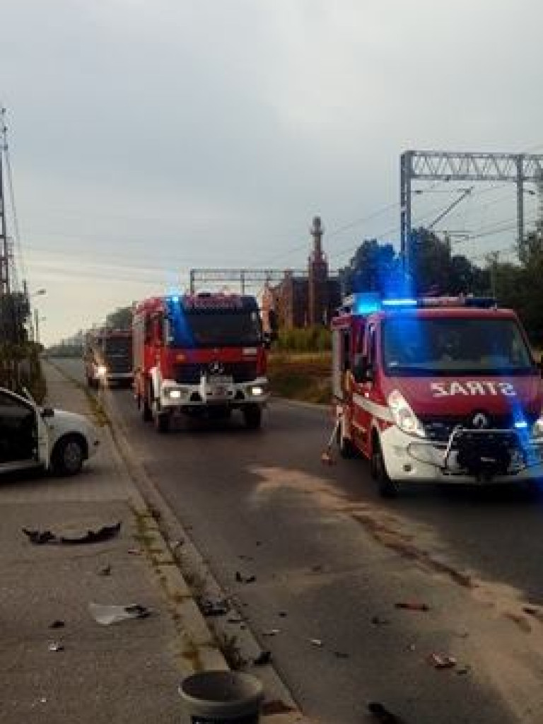 Poważny wypadek na ulicy Dworcowej
