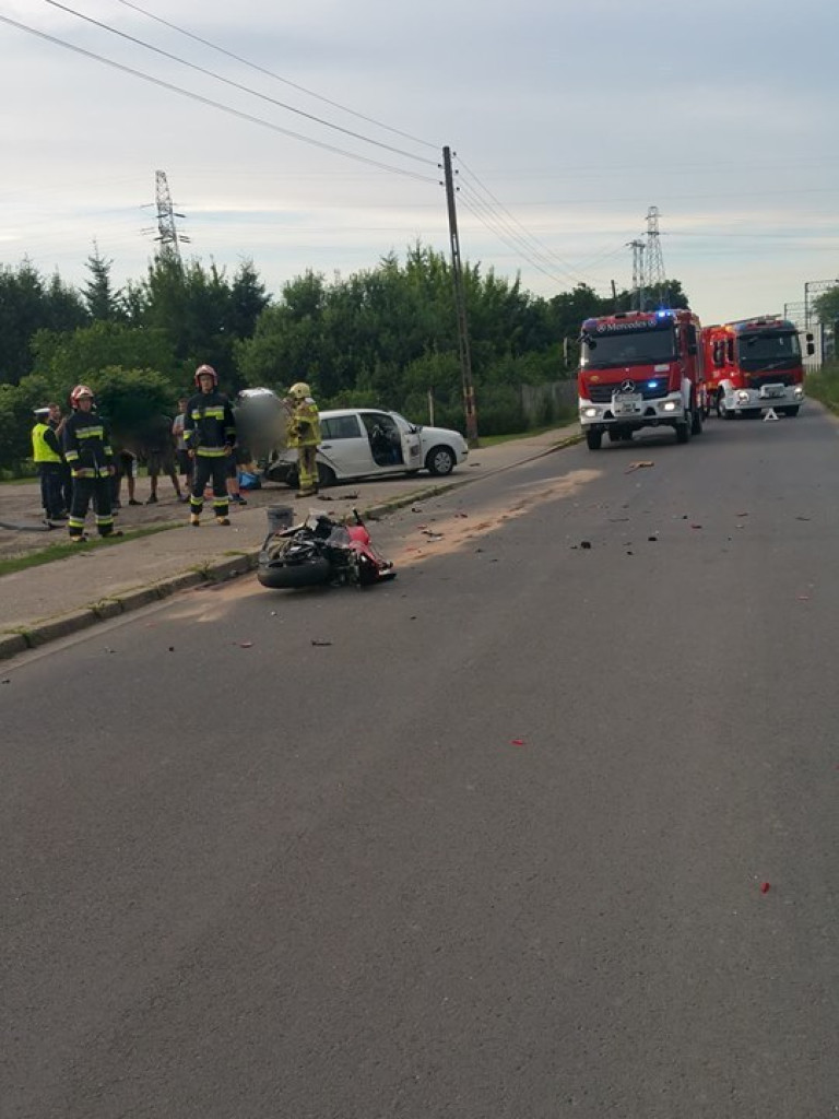 Poważny wypadek na ulicy Dworcowej