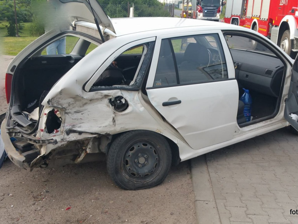 Poważny wypadek na ulicy Dworcowej