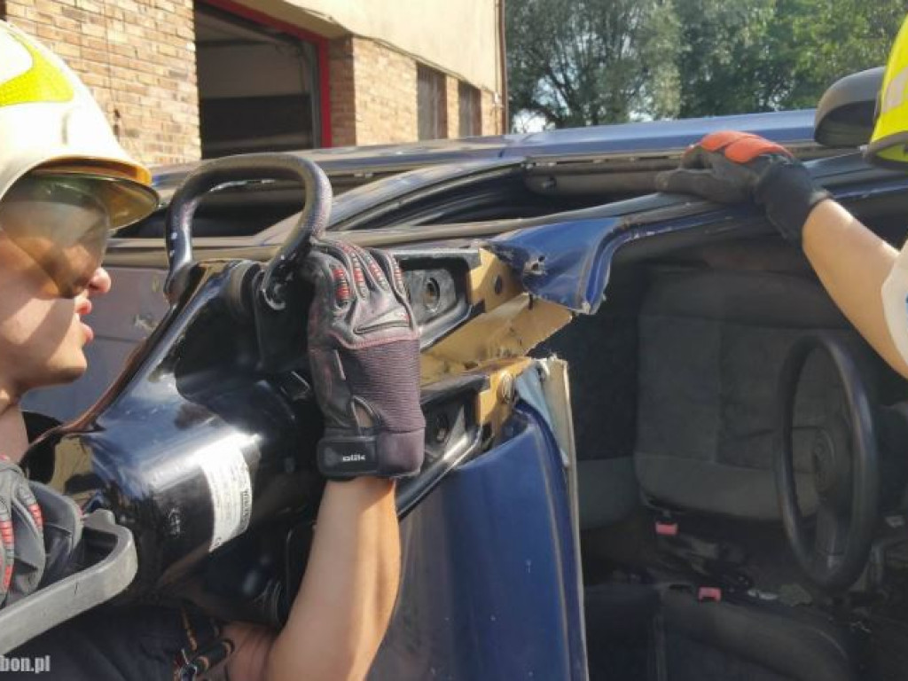 Ćwiczenia strażaków z OSP Luboń