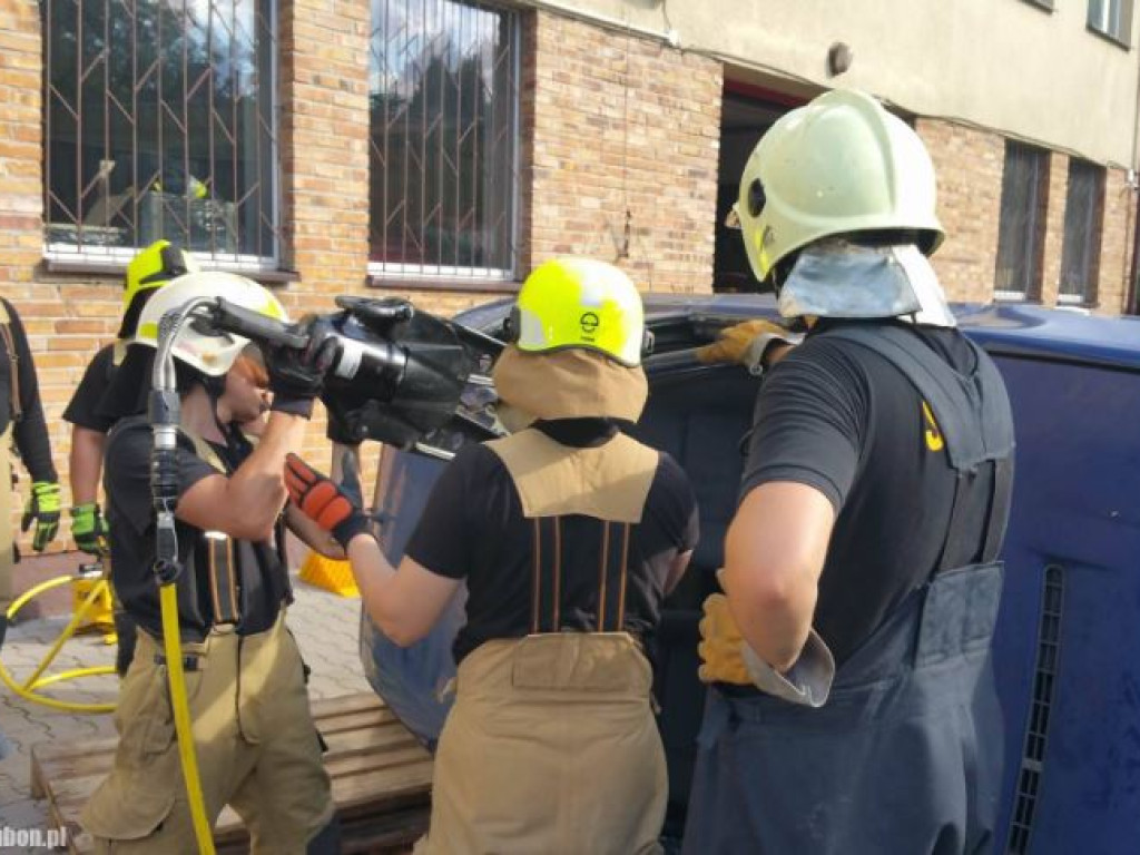 Ćwiczenia strażaków z OSP Luboń