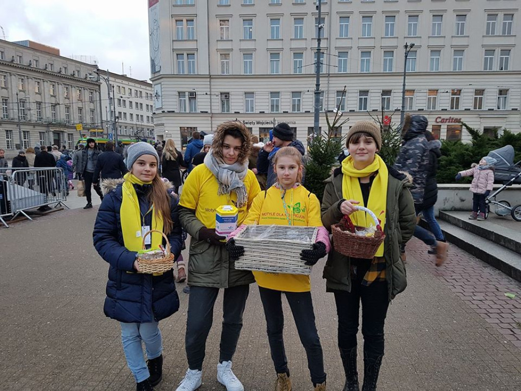 Motyli Wolontariat uczniów z SP3 dla Hospicjum Palium