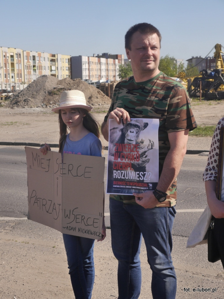 NIE dla cyrku w Luboniu - relacja z pikiety