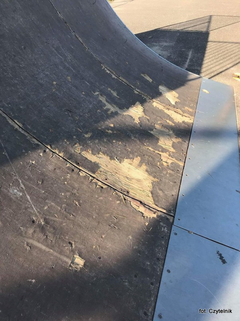 Skatepark w opłakanym stanie - list do redakcji [odpowiedź z LOSiR]