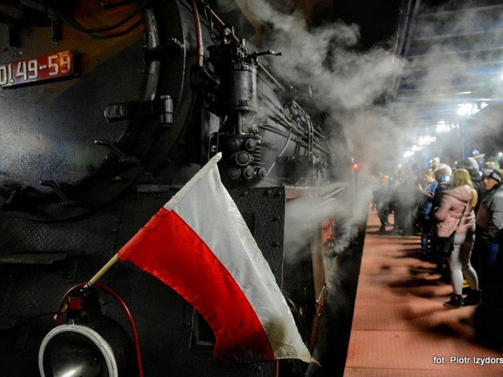 Pociąg retro w Luboniu - fotorelacja