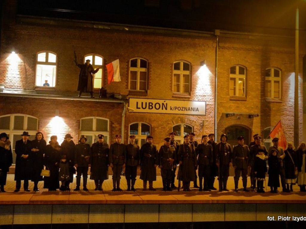 Pociąg retro w Luboniu - fotorelacja