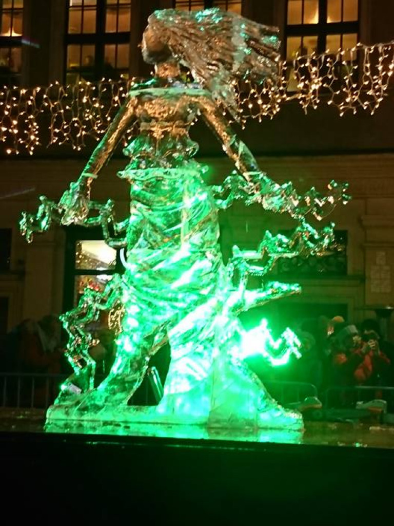 Rzeźby Lodowe na poznańskim Starym Rynku [AKTUALIZACJA - FOTO]