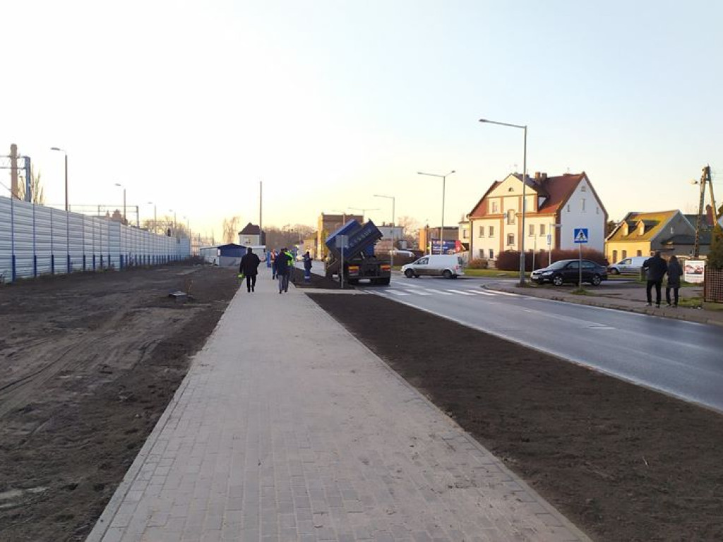 Zakończenie prac przy przebudowie kanalizacji deszczowej w ulicy Dworcowej