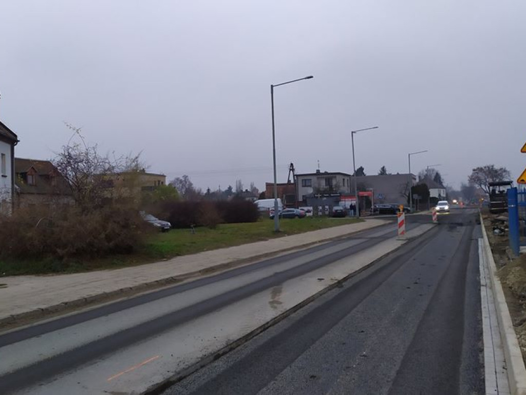 Zakończenie prac przy przebudowie kanalizacji deszczowej w ulicy Dworcowej