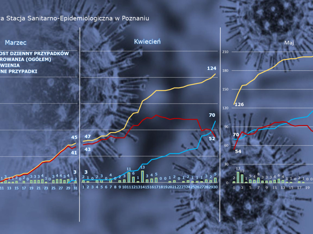 21 osób zakażonych koronawirusem w Wielkopolsce - aktualne dane z powiatu poznańskiego