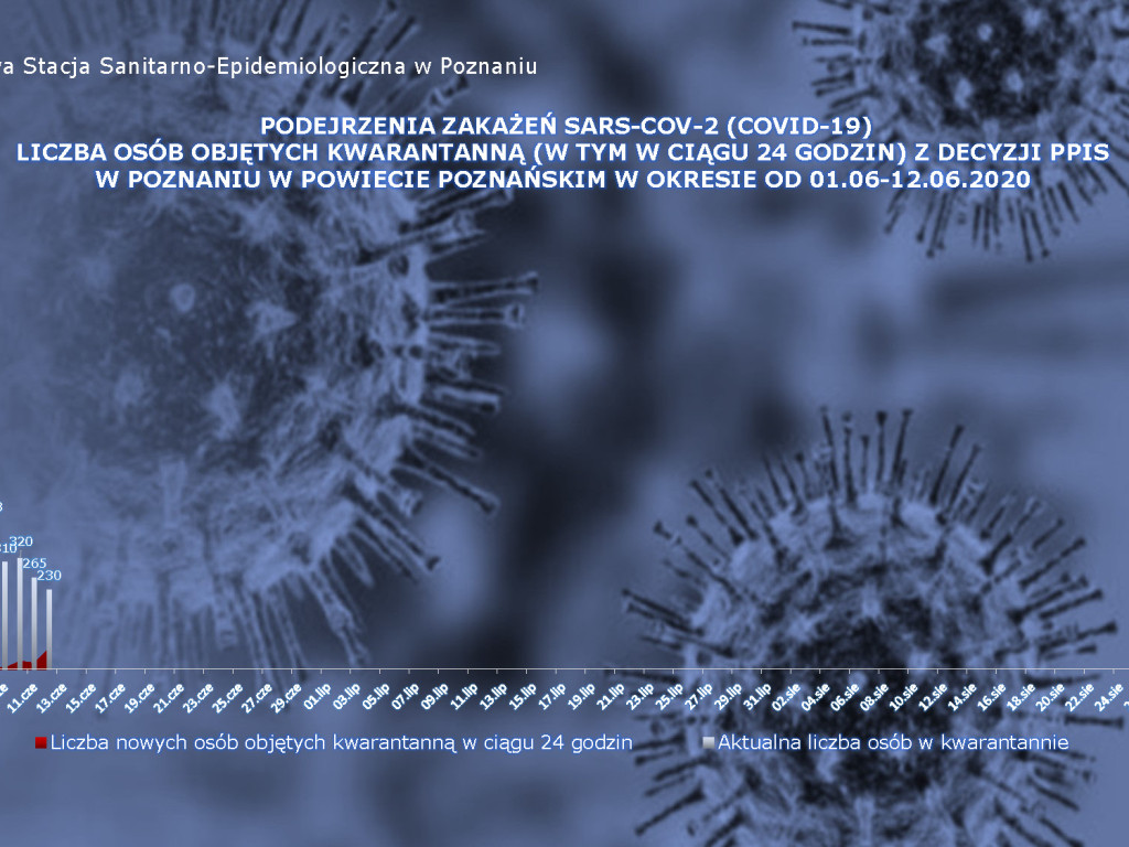 25 osób zarażonych koronawirusem w Wielkopolsce - aktualne dane z powiatu poznańskiego