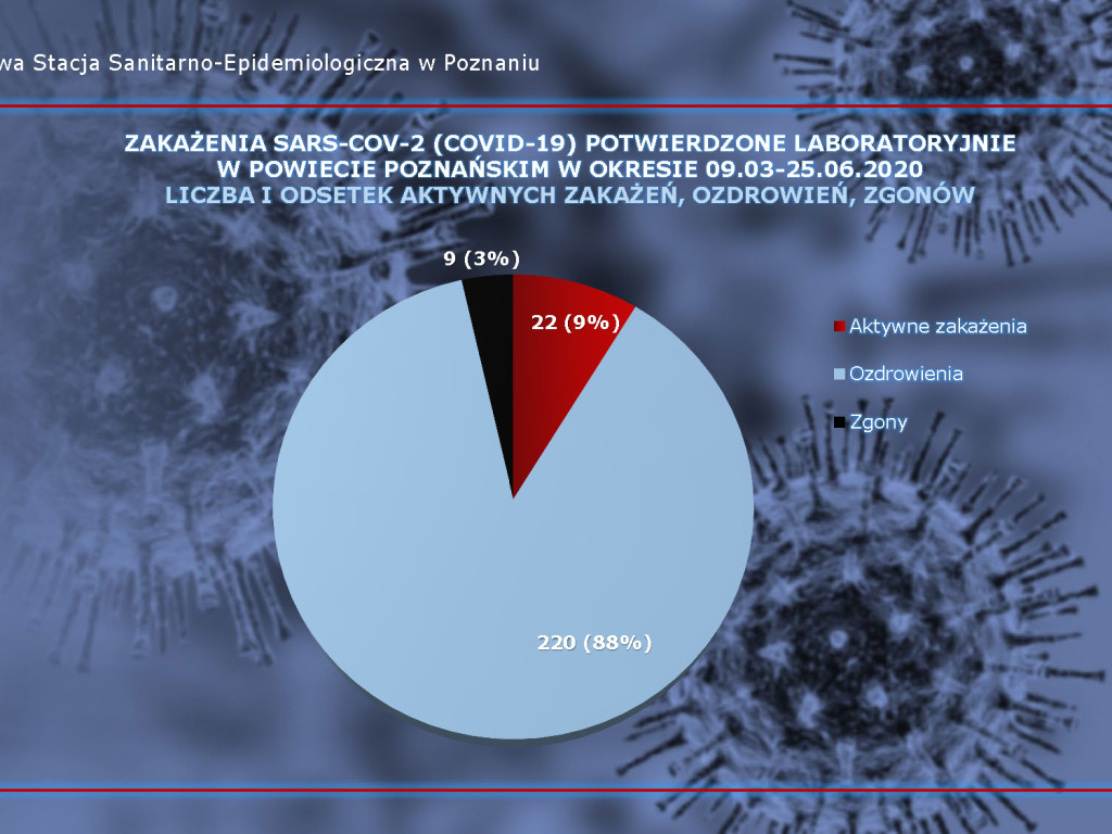 35 osób zarażonych koronawirusem w Wielkopolsce - aktualne dane z powiatu poznańskiego