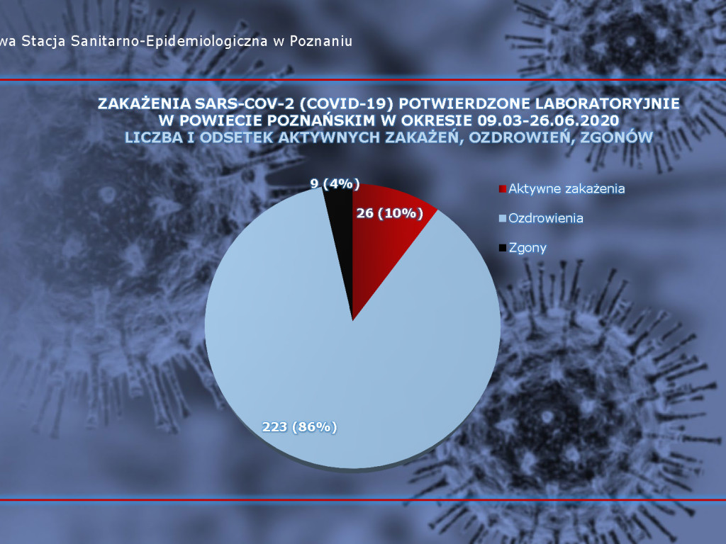 50 osób zarażonych koronawirusem w Wielkopolsce - aktualne dane z powiatu poznańskiego