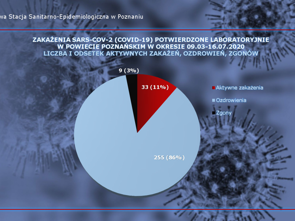 46 osób zarażonych koronawirusem w Wielkopolsce - aktualne dane z powiatu poznańskiego