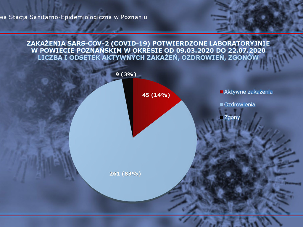 15 osób zarażonych koronawirusem w Wielkopolsce - aktualne dane z powiatu poznańskiego