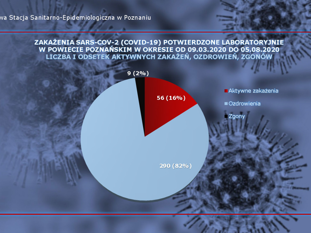 726 osób zakażonych, 89 osób zarażonych koronawirusem w Wielkopolsce - aktualne dane z powiatu poznańskiego