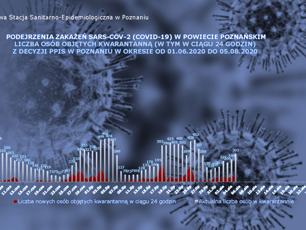 726 osób zakażonych, 89 osób zarażonych koronawirusem w Wielkopolsce - aktualne dane z powiatu poznańskiego