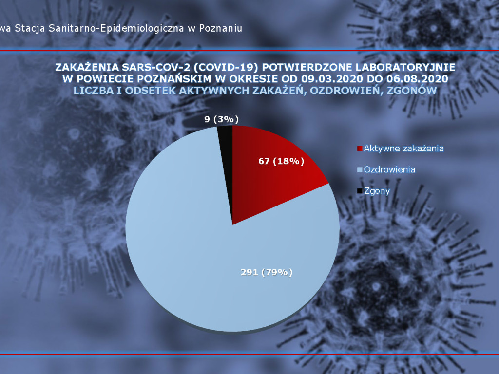 809 osób zakażonych, 48 osób zarażonych koronawirusem w Wielkopolsce - aktualne dane z powiatu poznańskiego
