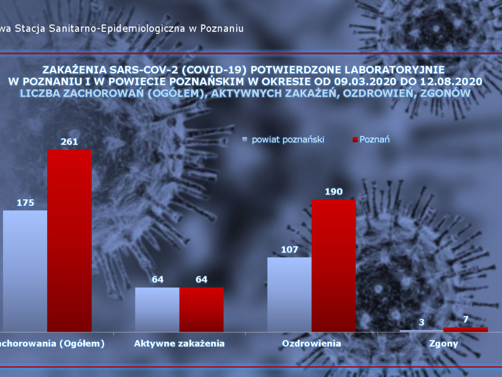 811 przypadków w kraju, 55 zakażeń koronawirusem w Wielkopolsce - aktualne dane z powiatu poznańskiego