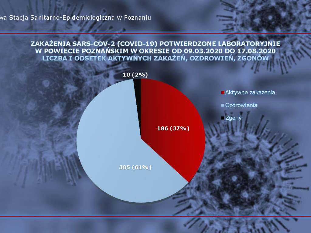 21 przypadków aktywnych w Luboniu - aktualne dane z powiatu poznańskiego