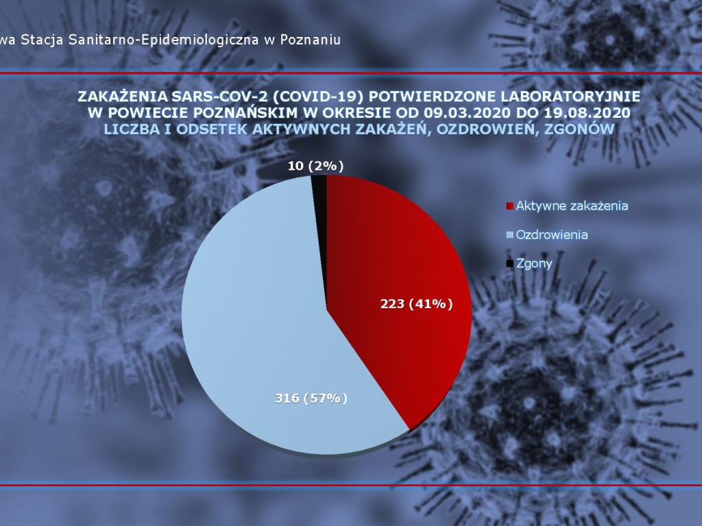 24 przypadki aktywne w Luboniu - aktualne dane z powiatu poznańskiego