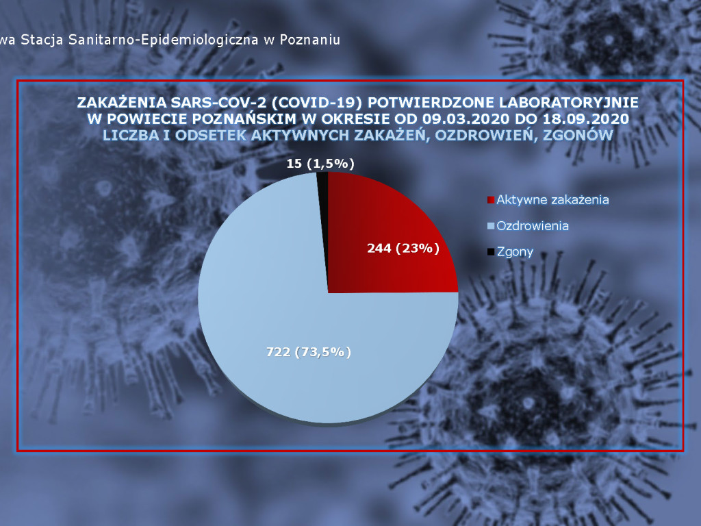 Już 31 ozdrowieńców w Luboniu - aktualne dane z powiatu poznańskiego