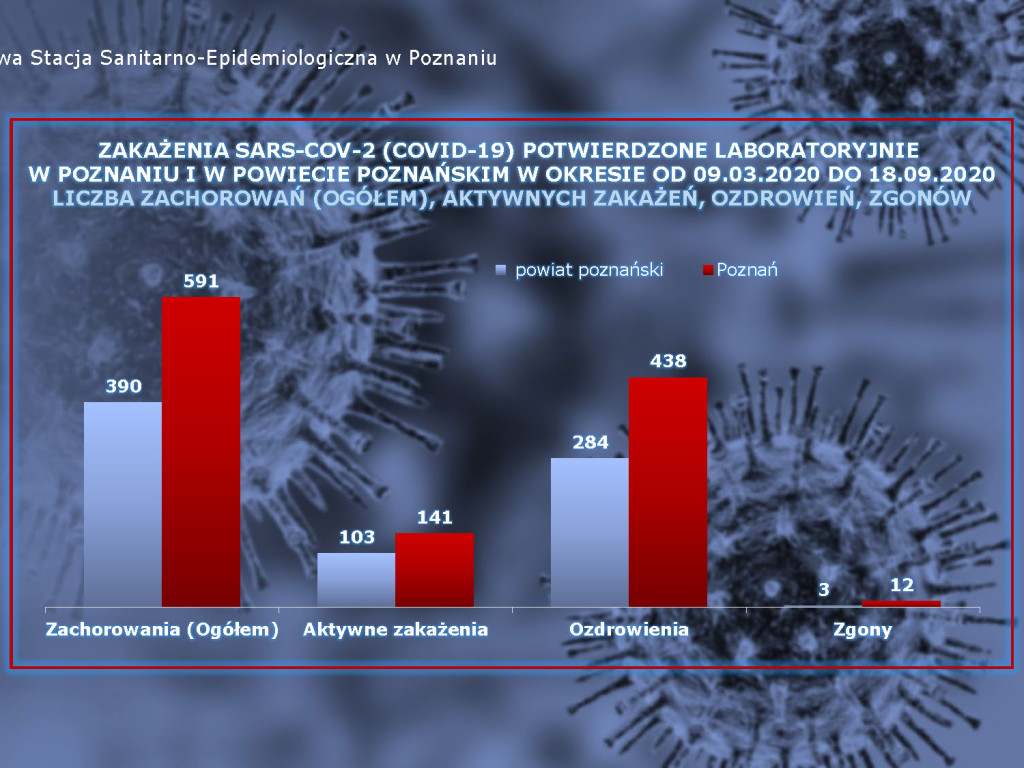 Już 31 ozdrowieńców w Luboniu - aktualne dane z powiatu poznańskiego