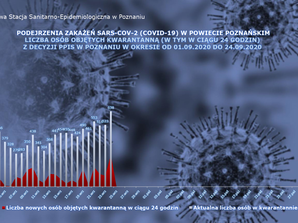 20 osób zakażonych koronawirusem w powiecie poznańskim. Rekord zakażeń w Polsce - aktualne dane
