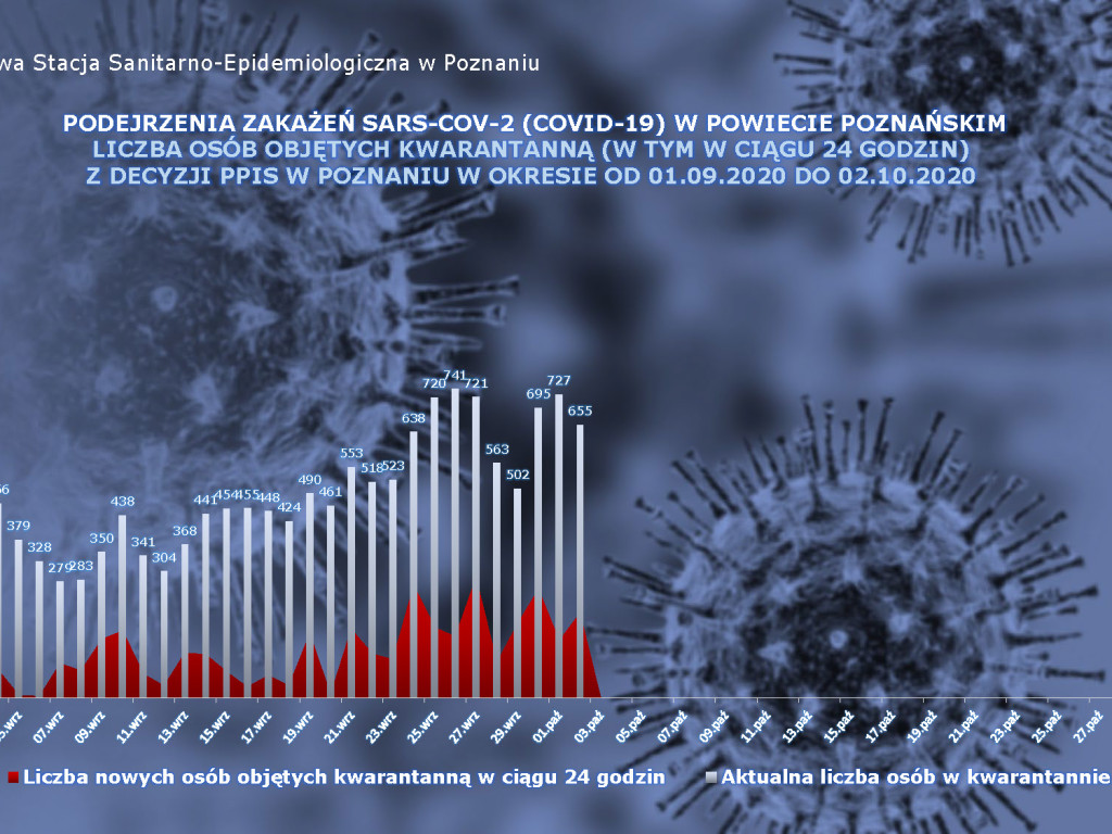 58 osób zarażonych koronawirusem w Wielkopolsce - aktualne dane z powiatu poznańskiego