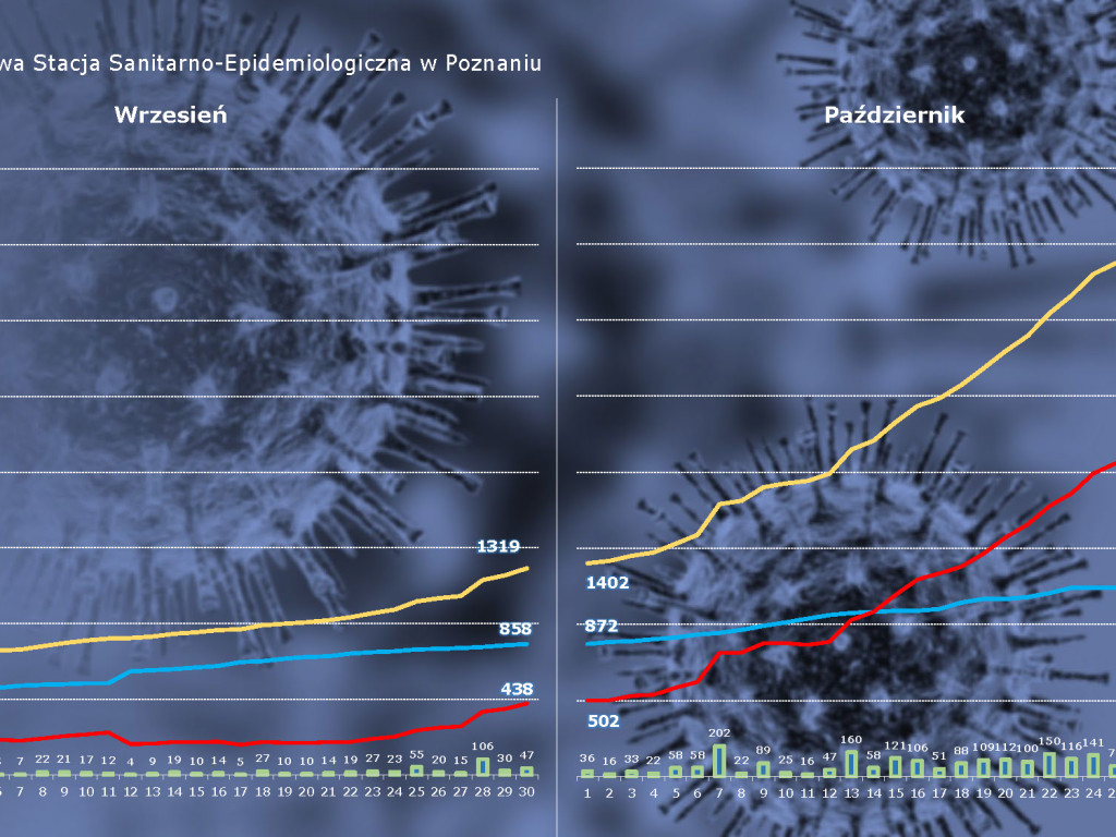 Ponad 3 000 zarażonych koronawirusem w Wielkopolsce